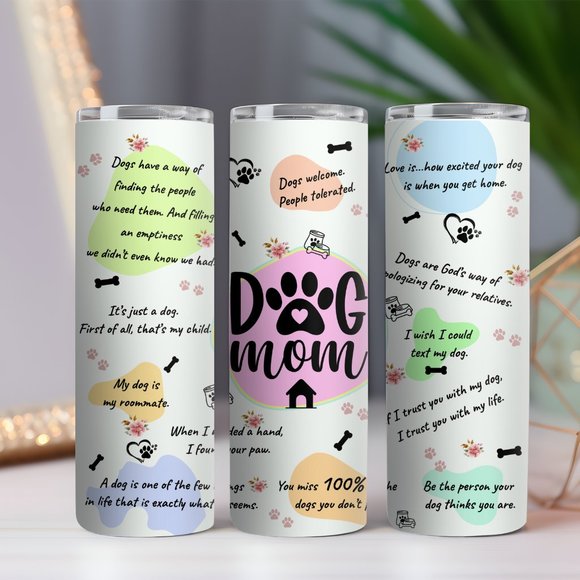 Dog Mom | 20 oz Tumbler - Picture 1 of 1